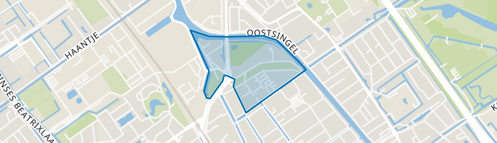 Centrum-Noord, Delft map