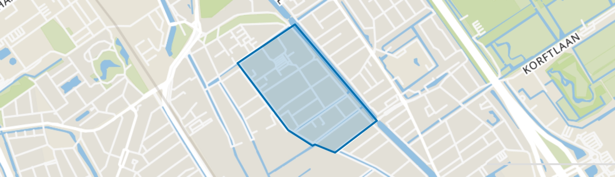 Centrum-Oost, Delft map