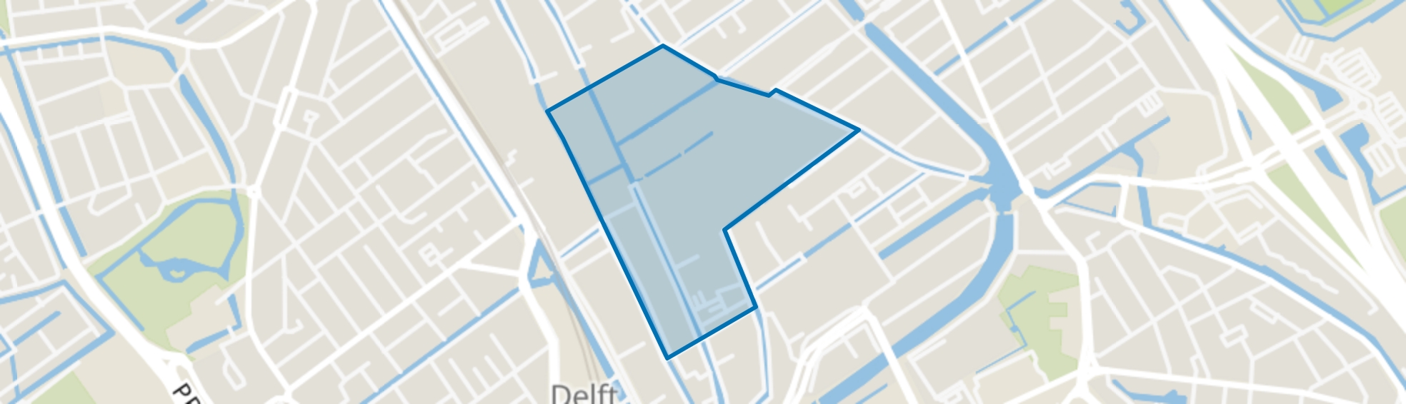 Centrum, Delft map