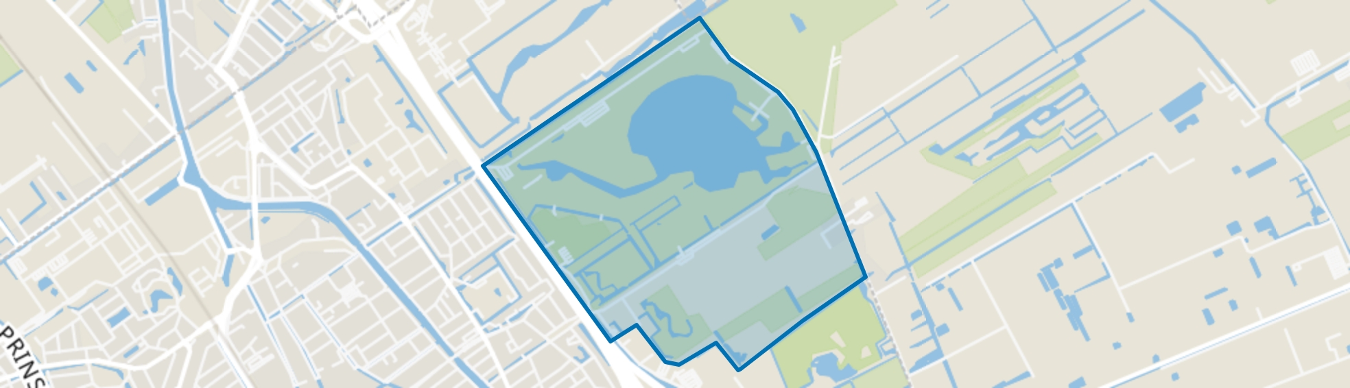 De Grote Plas, Delft map