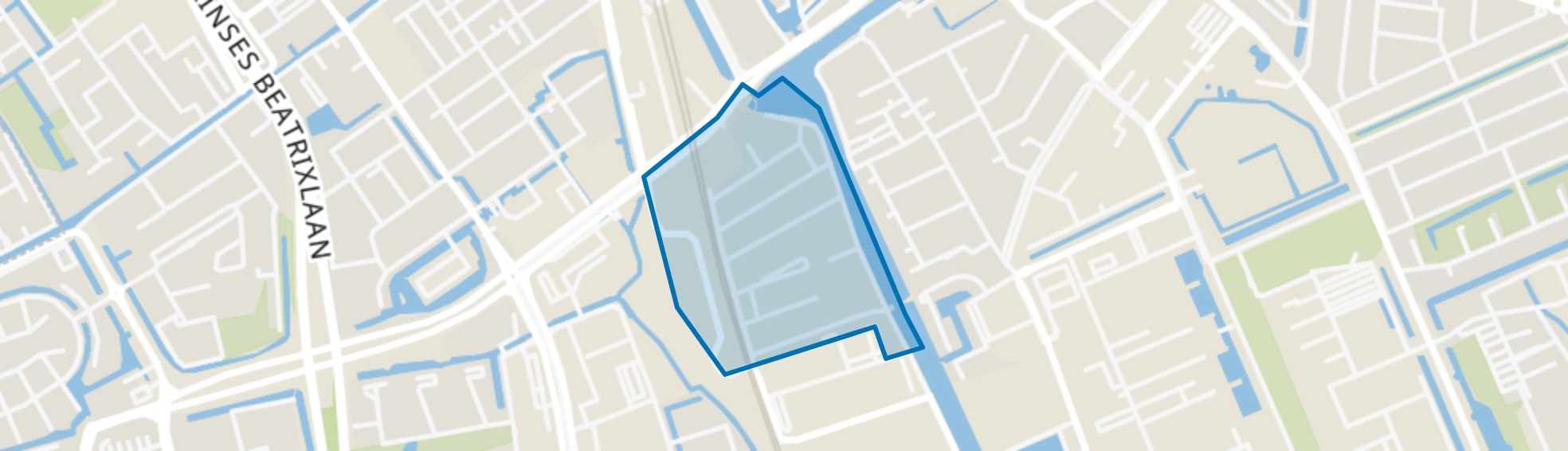 Delftzicht, Delft map