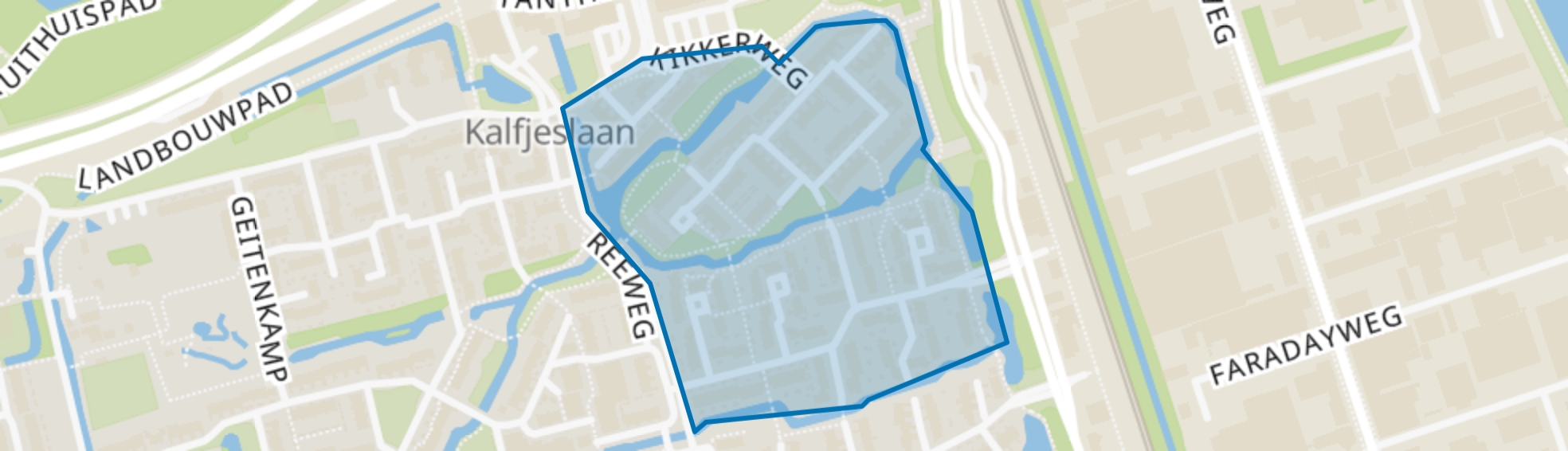 Dierenbuurt, Delft map