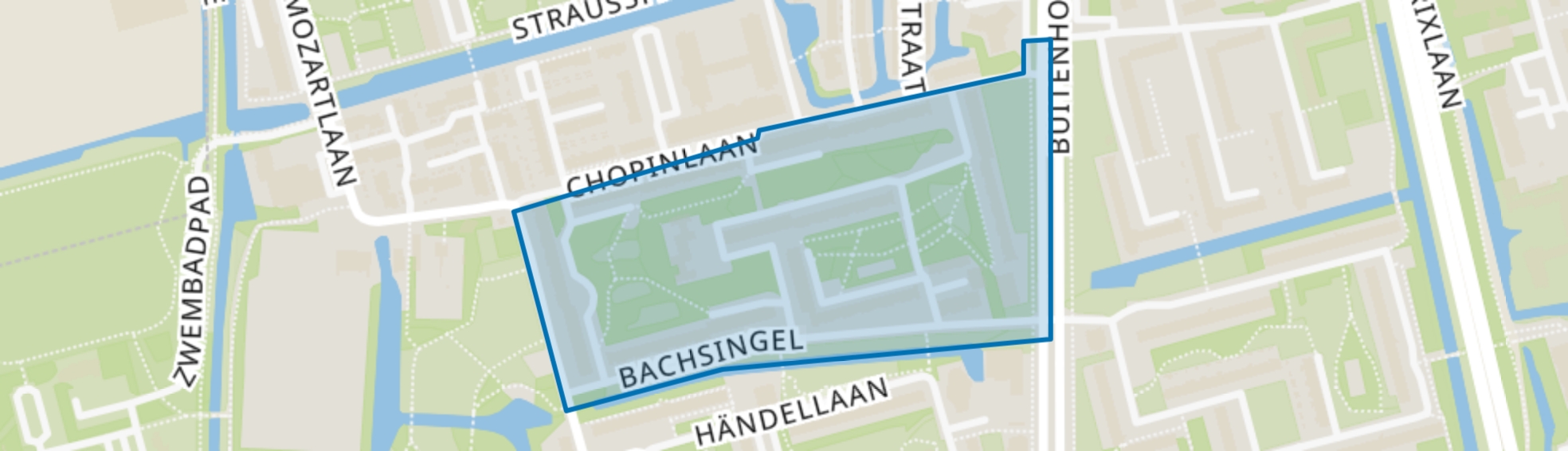Gillisbuurt, Delft map