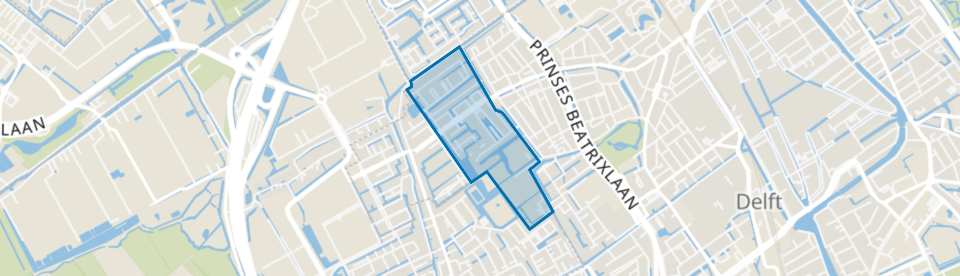 Hoornse Hof, Delft map