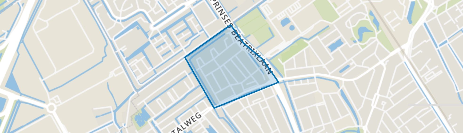 Kuyperwijk-Noord, Delft map