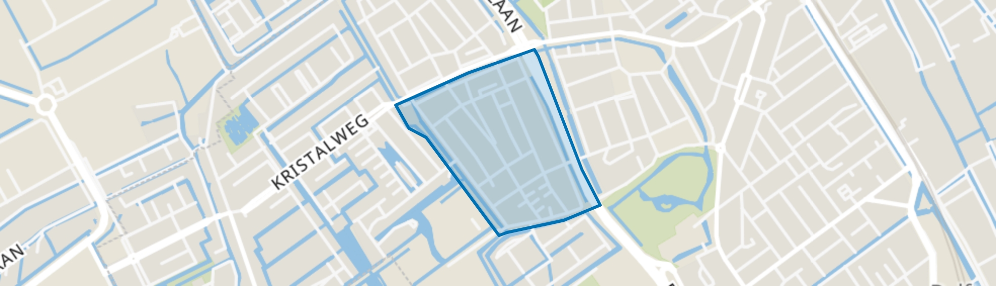 Kuyperwijk-Zuid, Delft map