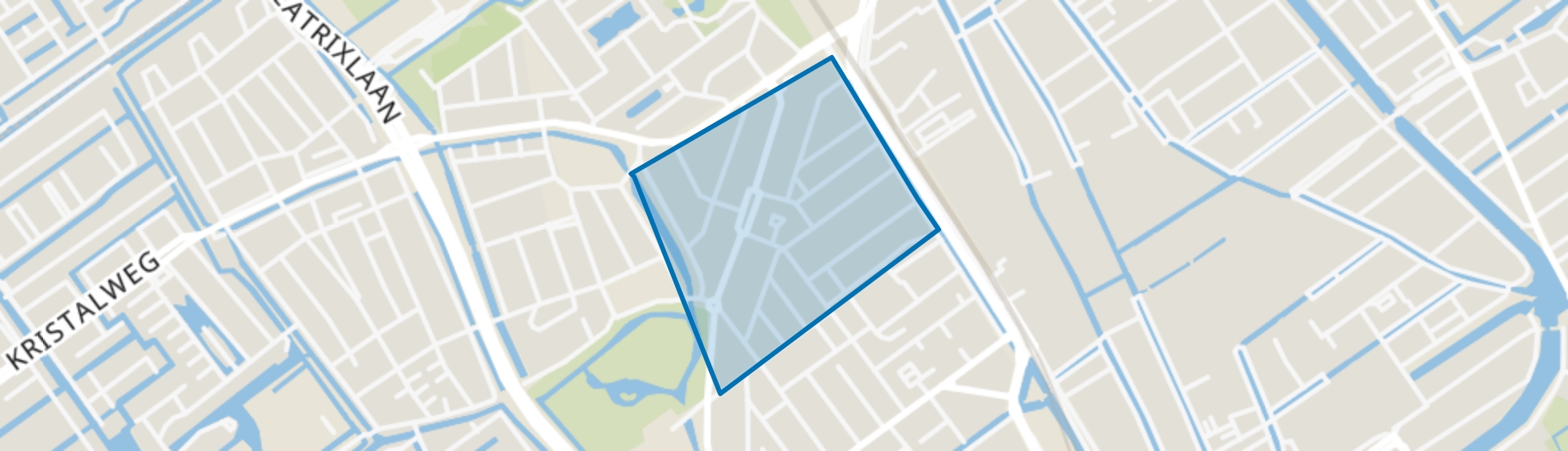 Ministersbuurt-Oost, Delft map
