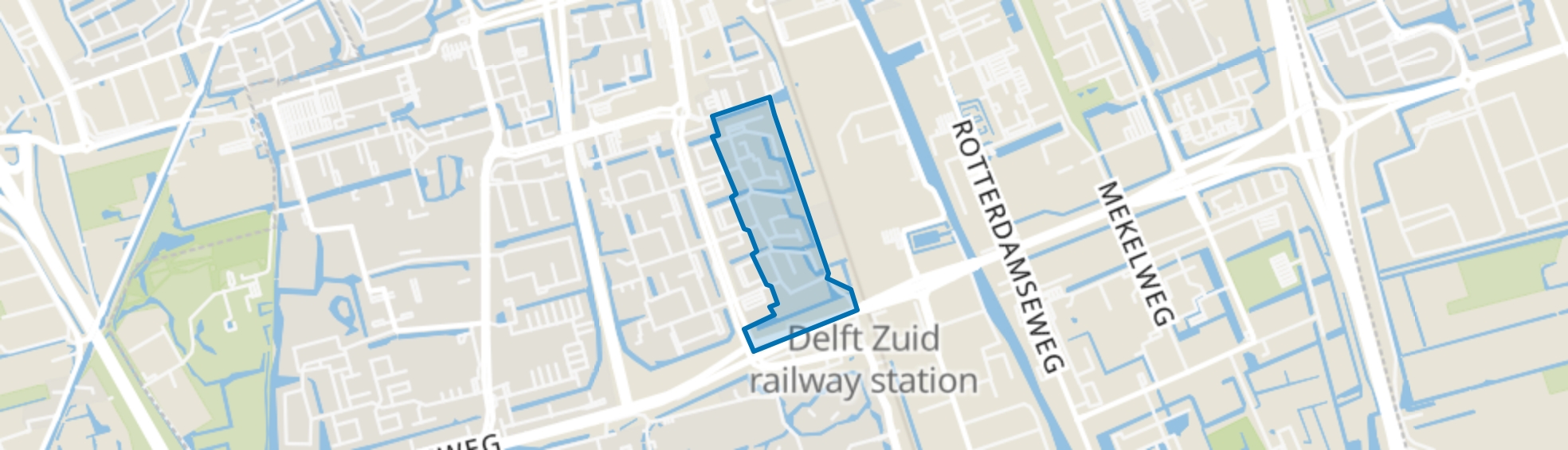 Multatulibuurt, Delft map