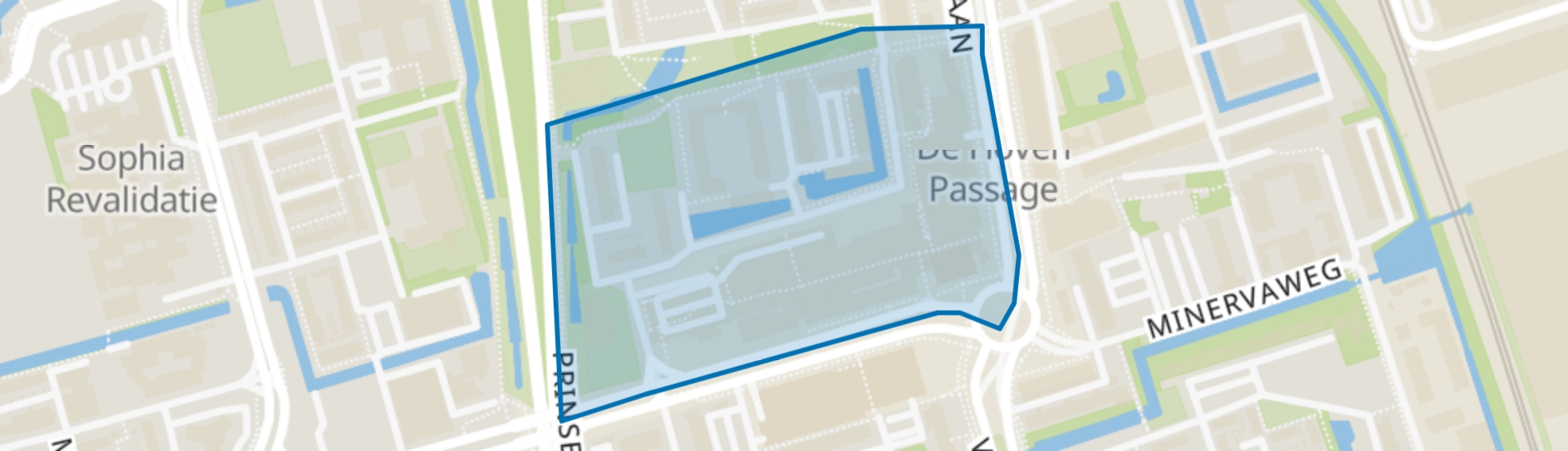 Poptahof-Zuid, Delft map