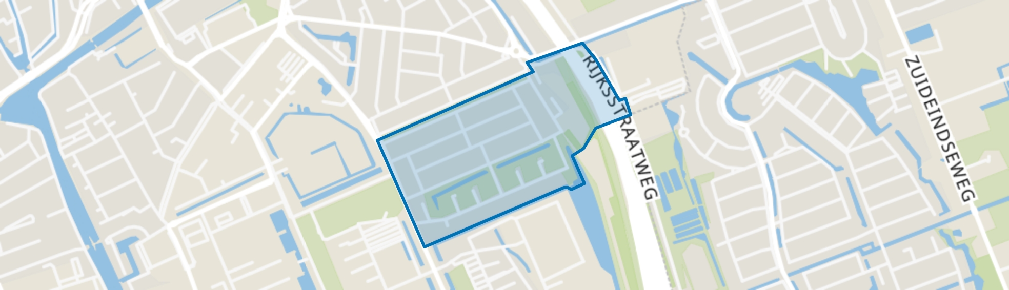 Professorenbuurt, Delft map