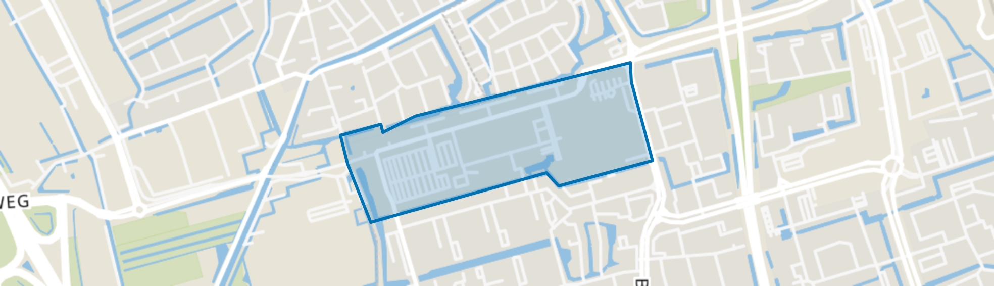 Reinier de Graafbuurt, Delft map