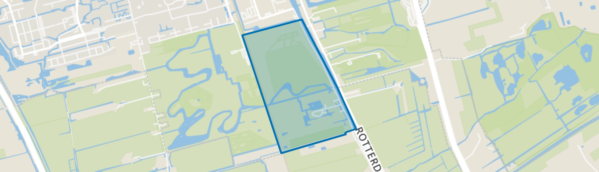 Schieweg-Polder, Delft map