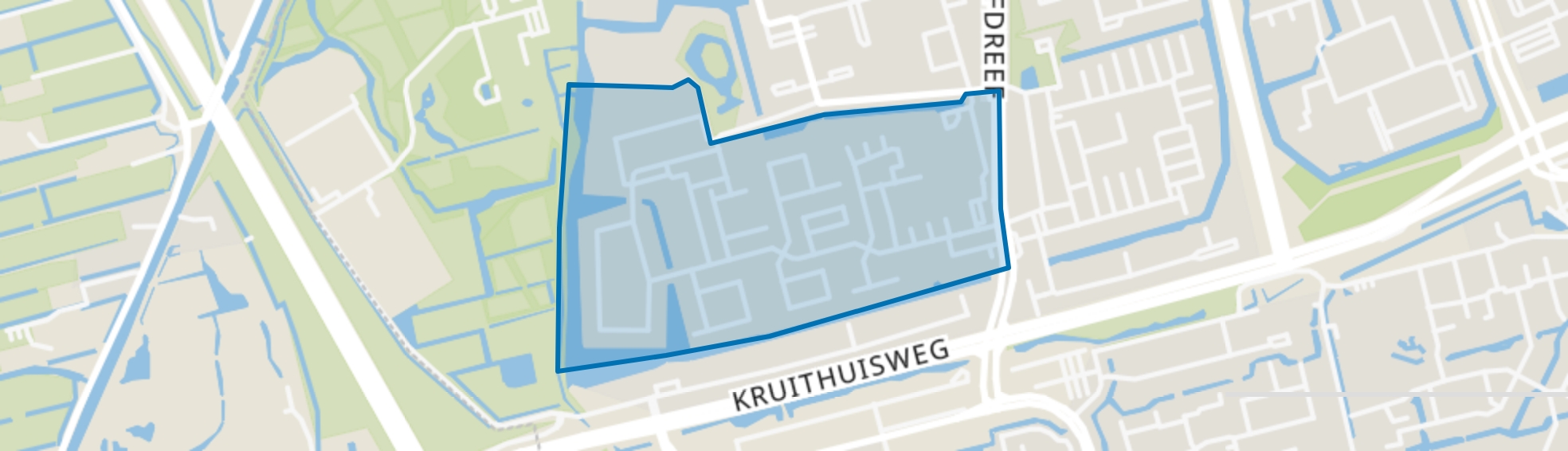 Verzetstrijdersbuurt, Delft map