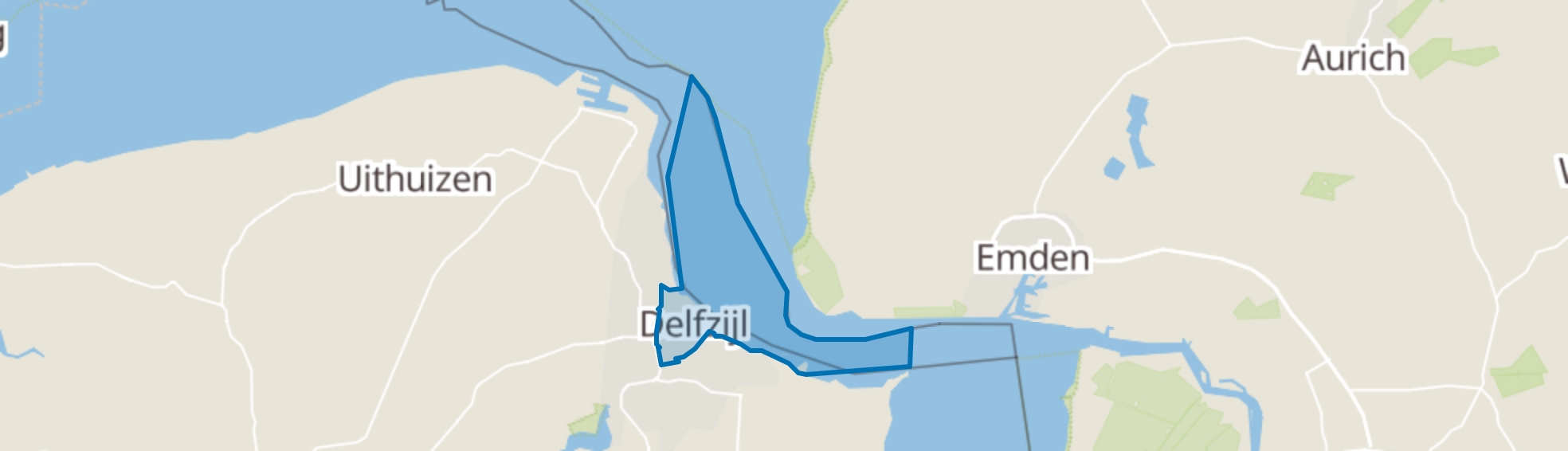 Delfzijl map