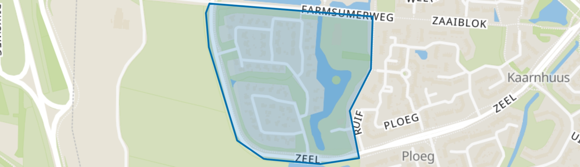 Kruidenoever, Delfzijl map