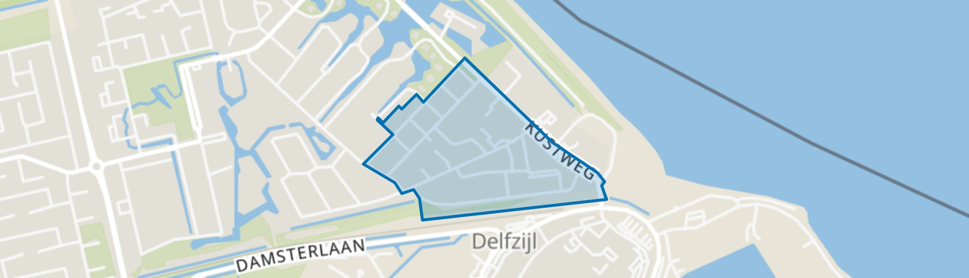 Polarisbuurt, Delfzijl map