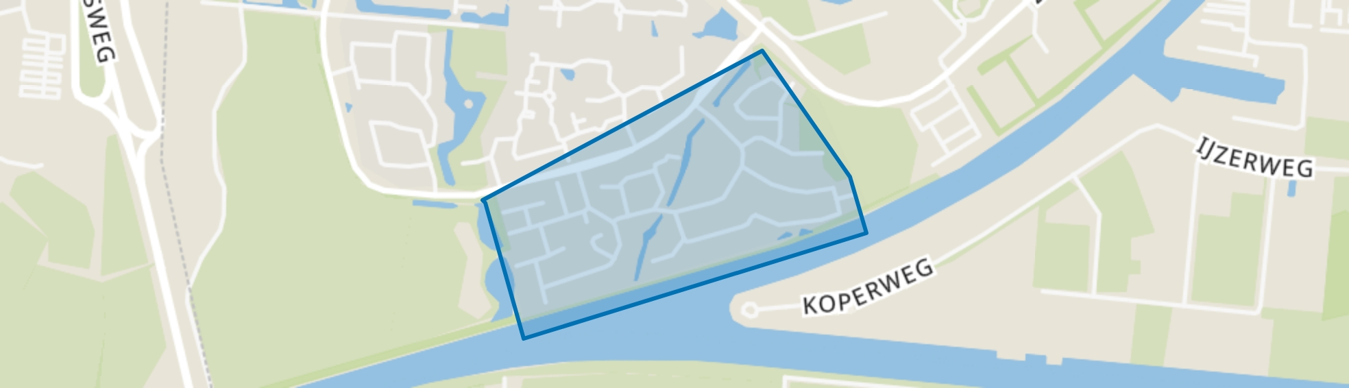 Vogelbuurt, Delfzijl map