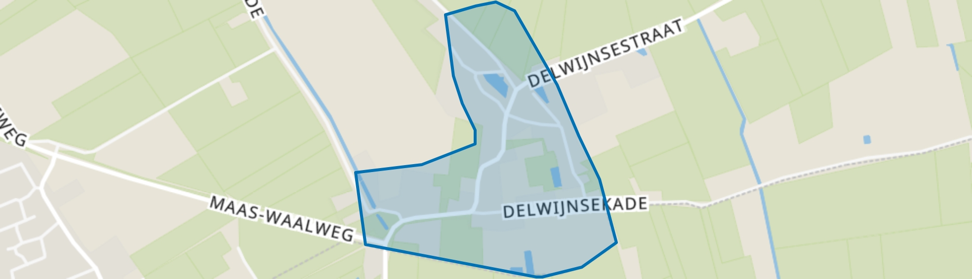 Beneden-Delwijnen, Delwijnen map