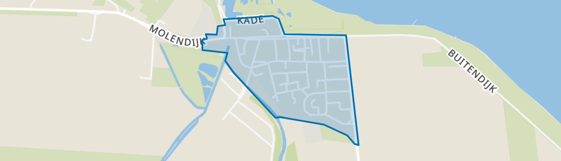 Den Bommel woonkern, Den Bommel map