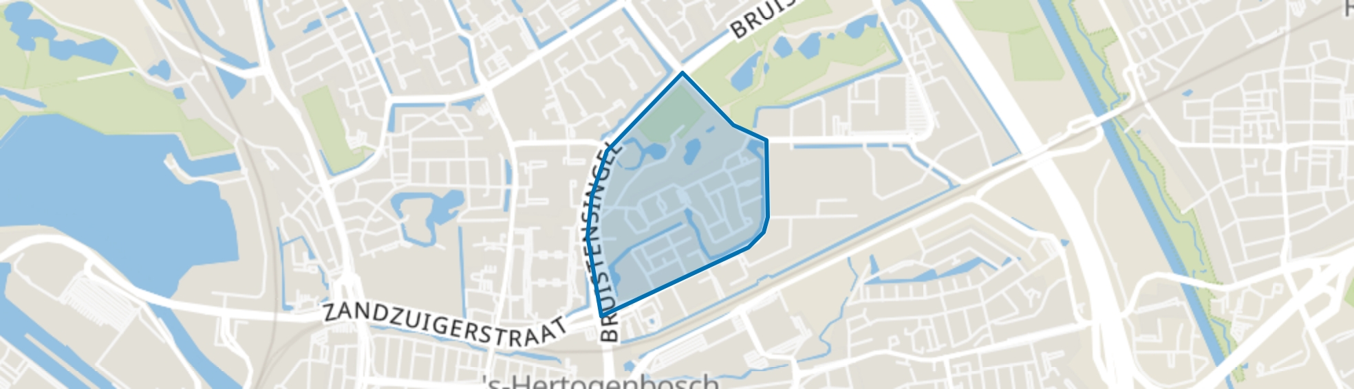 De Herven, Den Bosch map