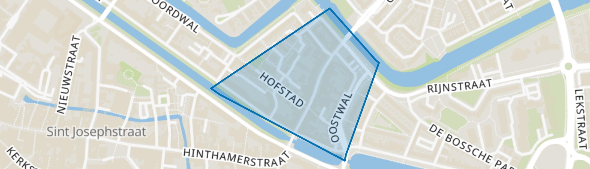 De Hofstad, Den Bosch map