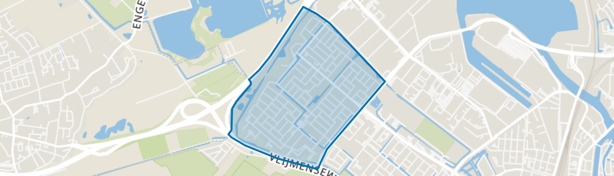 De Kruiskamp, Den Bosch map