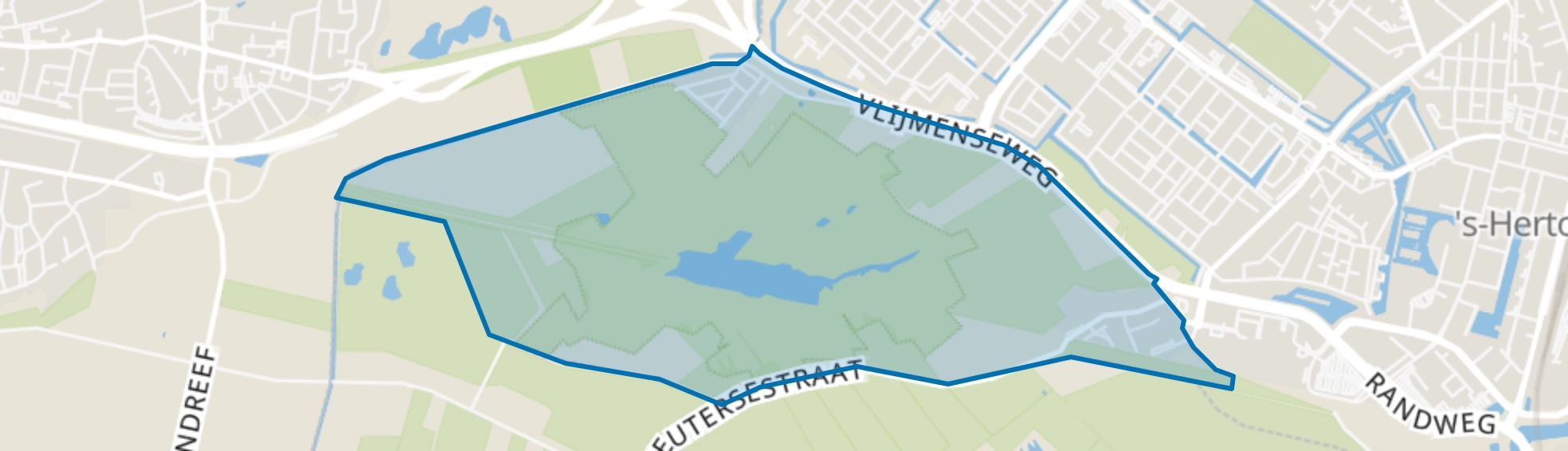 De Moerputten, Den Bosch map