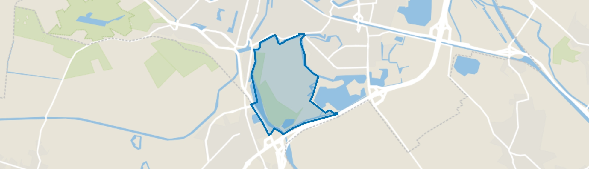 Het Bossche Broek, Den Bosch map