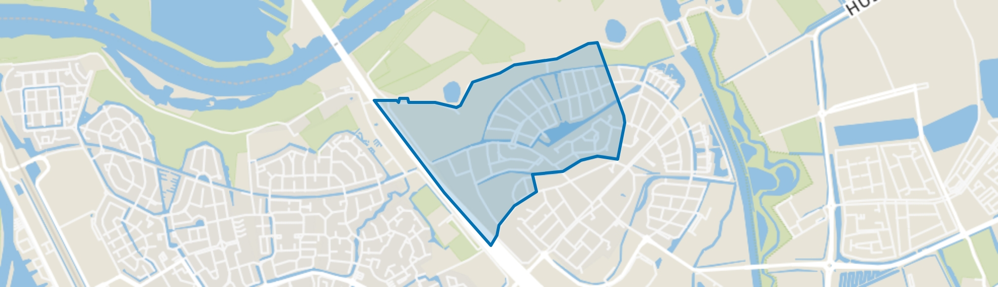 Maasakker, Den Bosch map