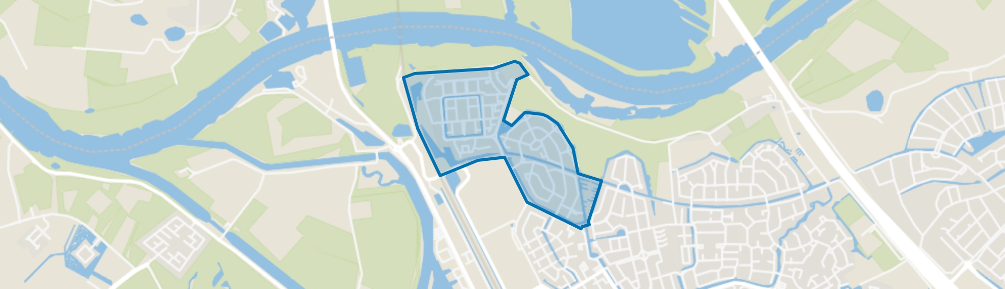 Maasoever, Den Bosch map