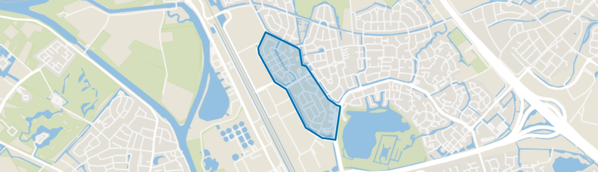 Maasvallei, Den Bosch map