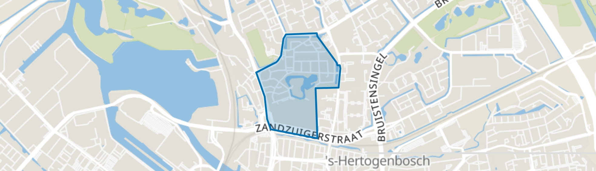 Orthen, Den Bosch map