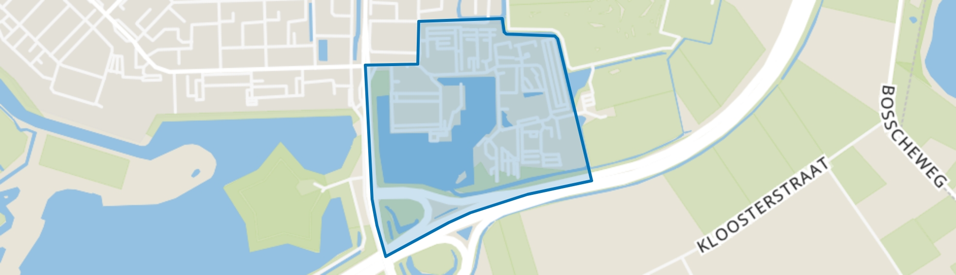 Pettelaarpark, Den Bosch map