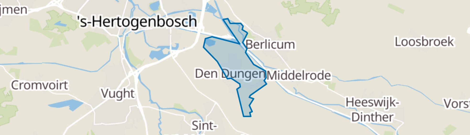 Den Dungen map