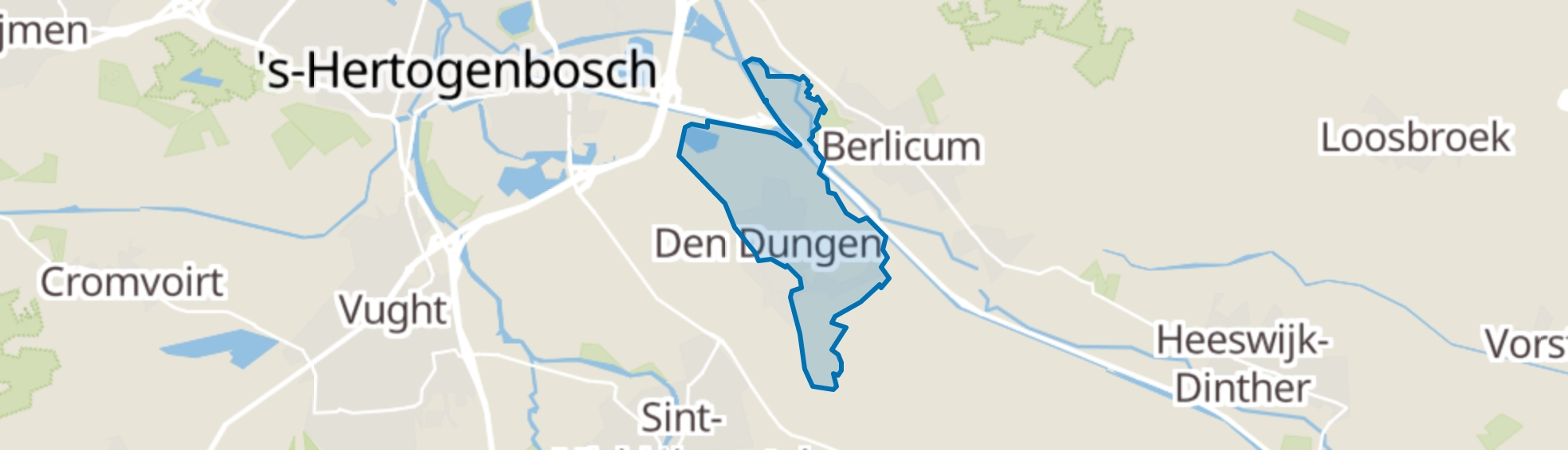 Den Dungen map