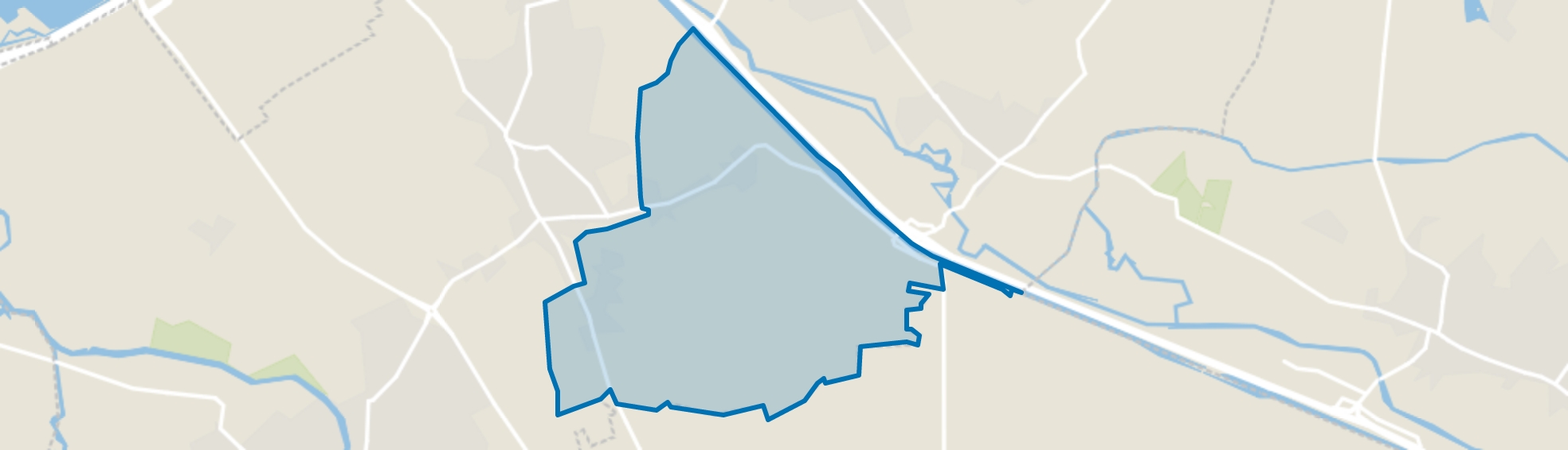 Verspreide huizen Spurk en 't Woud, Den Dungen map