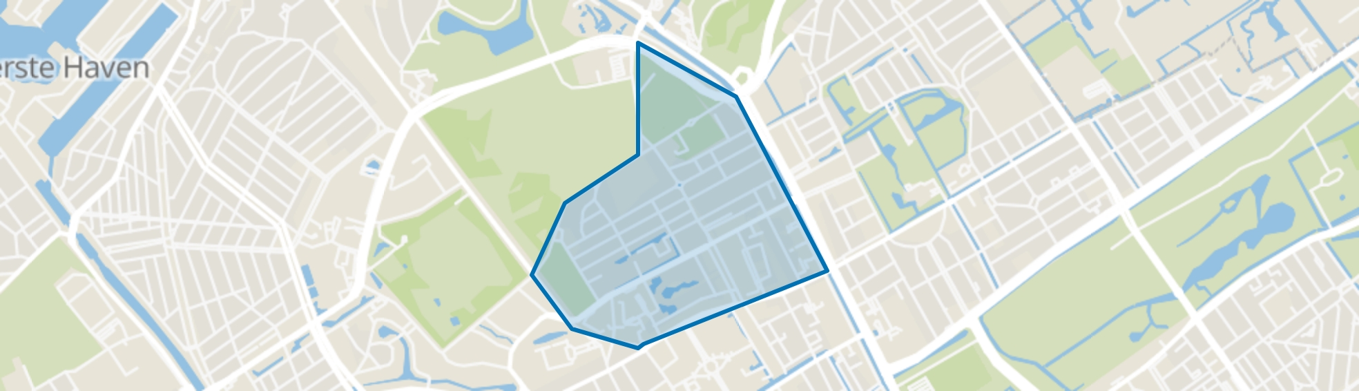 Archipelbuurt, Den Haag map