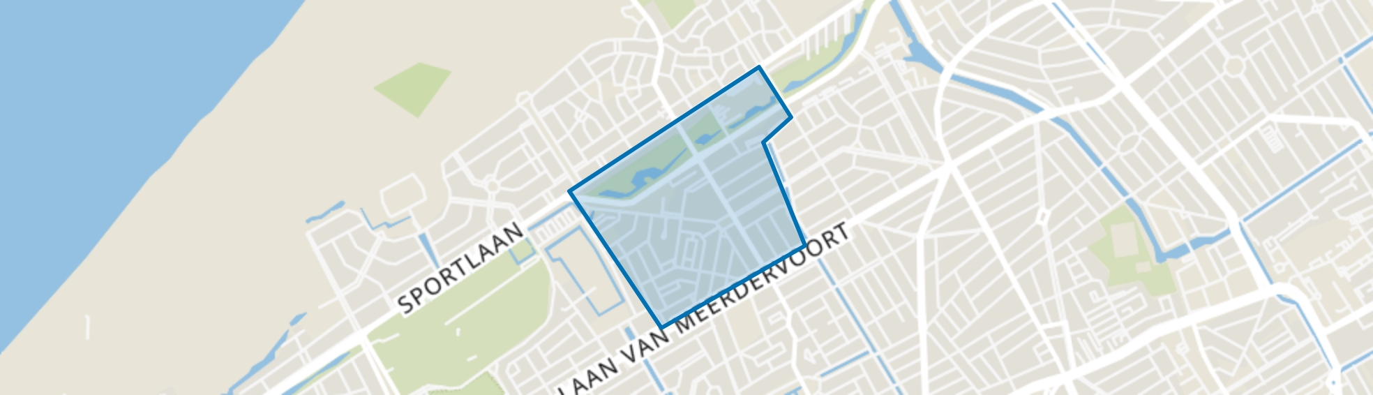 Bloemenbuurt-Oost, Den Haag map