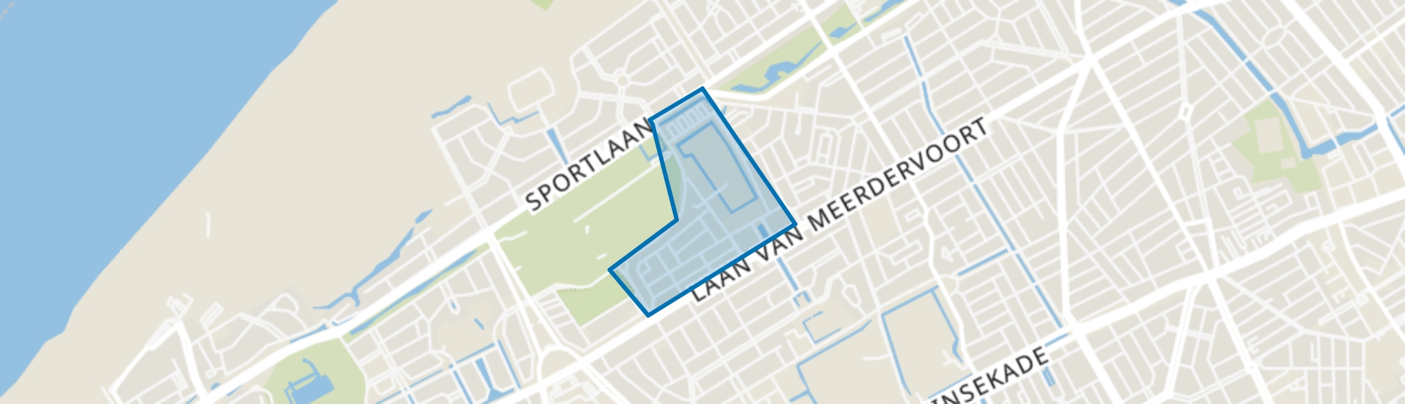 Bloemenbuurt-West, Den Haag map
