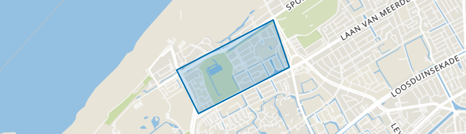 Bohemen en Meer en Bos, Den Haag map