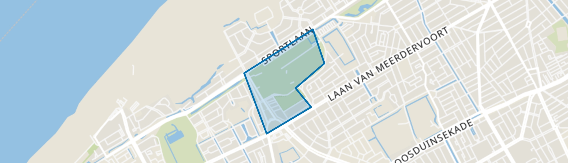 Bosjes van Pex, Den Haag map