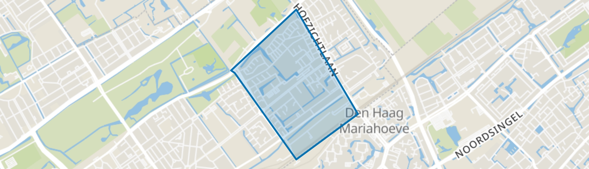 Burgen en Horsten, Den Haag map