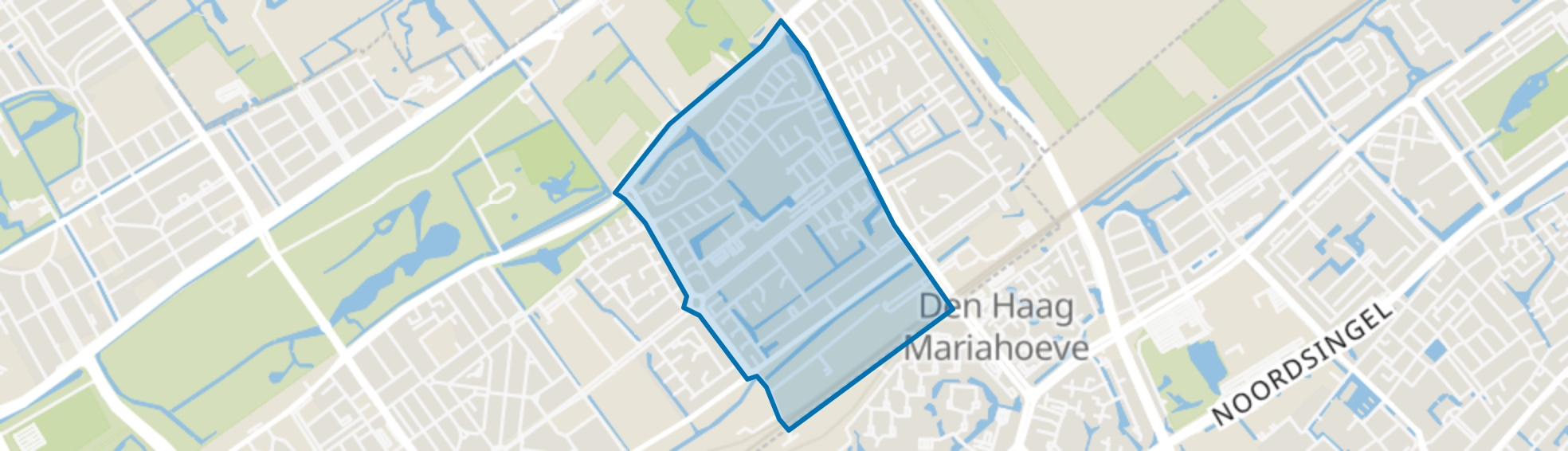 Burgen en Horsten, Den Haag map