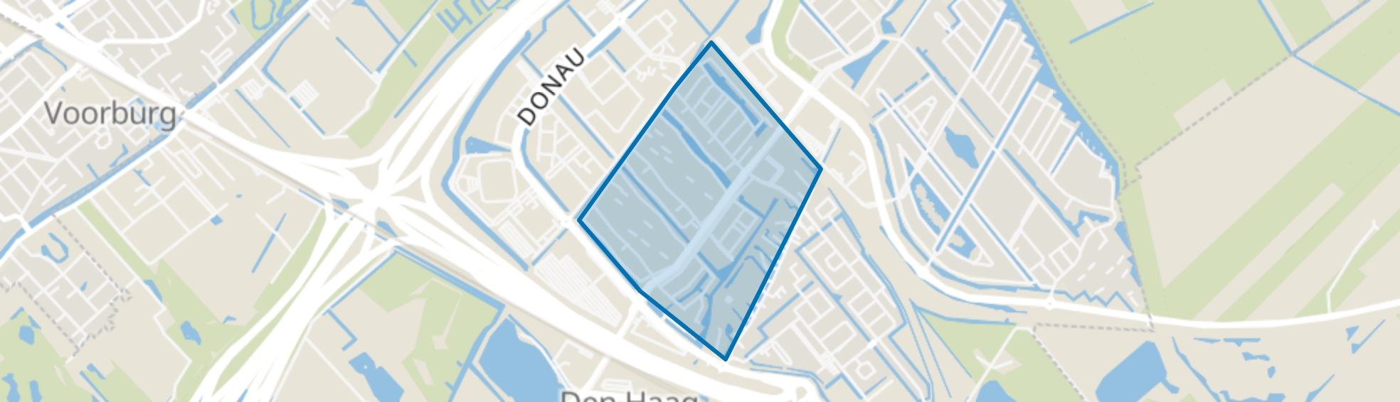 De Lanen, Den Haag map