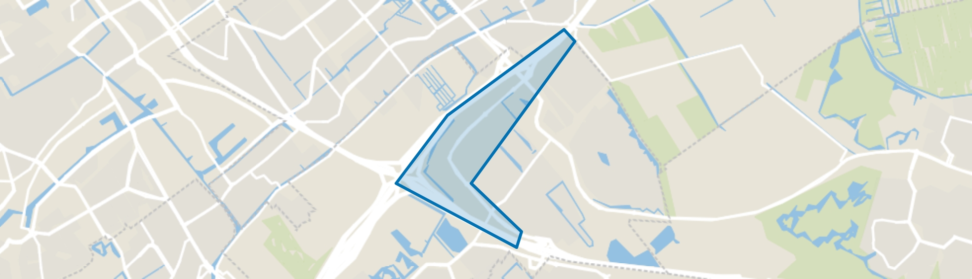 De Rivieren, Den Haag map