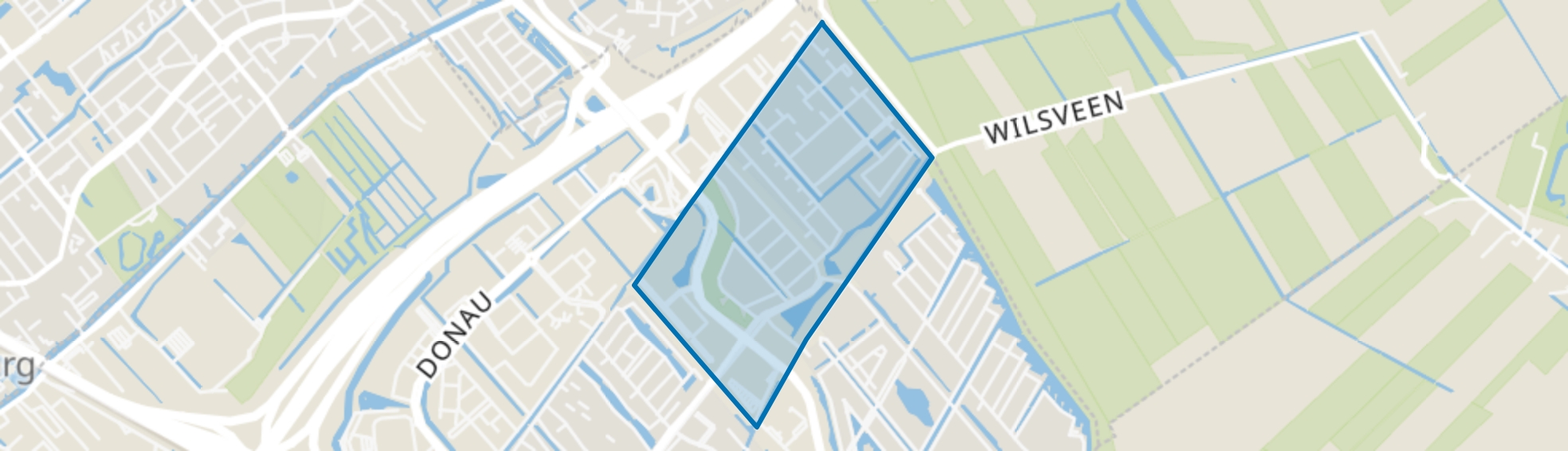 De Velden, Den Haag map