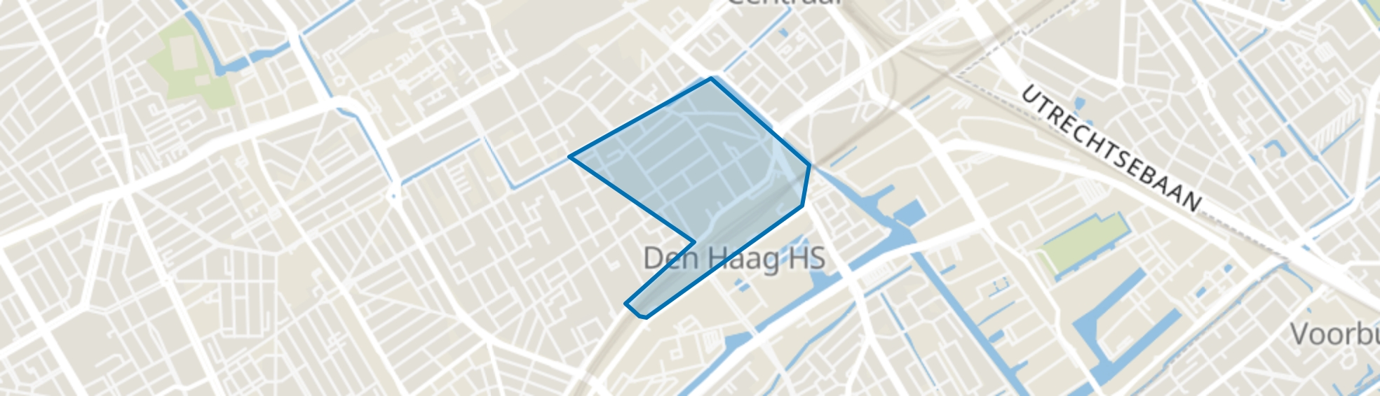 Huygenspark, Den Haag map