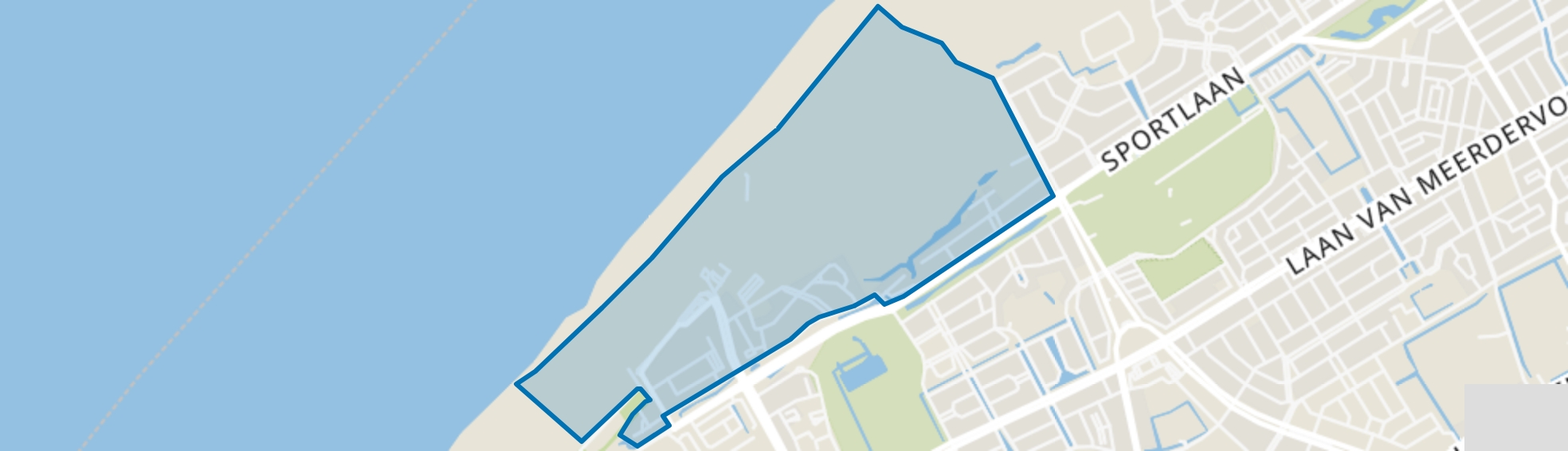 Kijkduin, Den Haag map