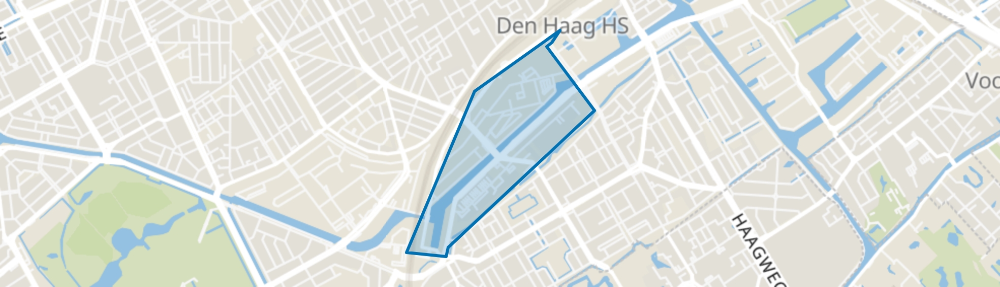 Laakhaven-West, Den Haag map