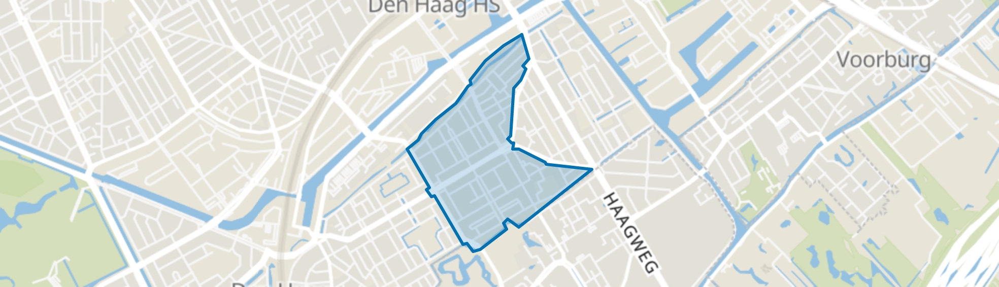 Laakkwartier-Oost, Den Haag map